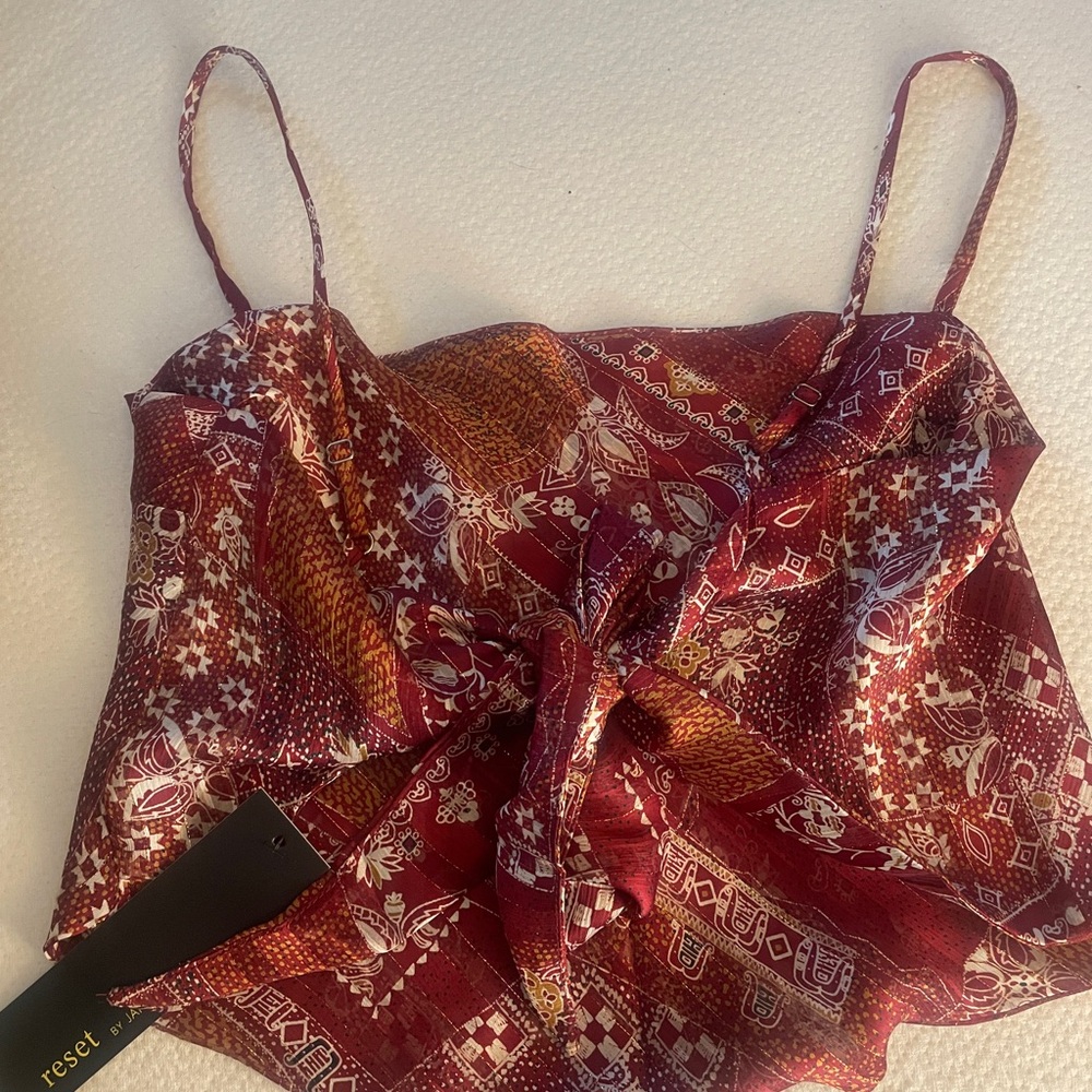 Reset Women's Red Patterned Camisole